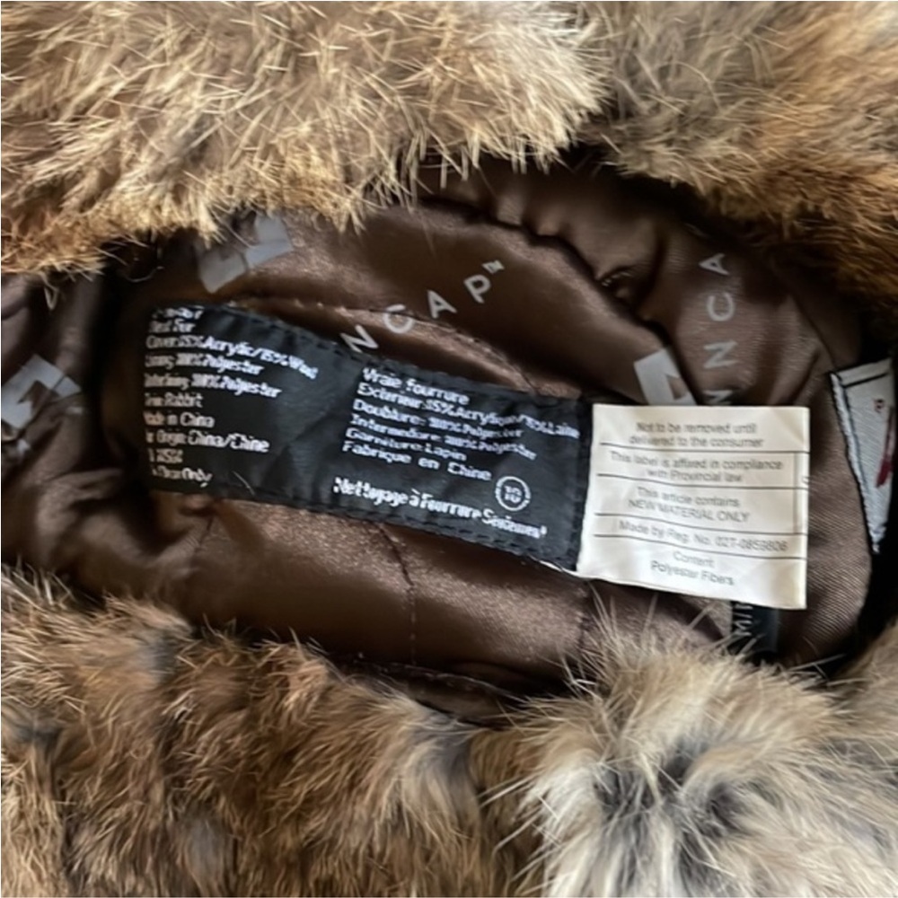 Genuine rabbit fur winter hat Paul leinburg crown cap - Picture 3 of 3